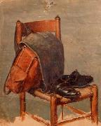 Georg Andreas Hoffmann, Jahitasku ja kingad toolil